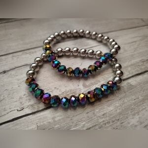 Multicolor Beaded Bracelet Set